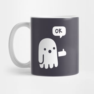 Ghost of Approval - Cute Ghost Boo Boo Mug